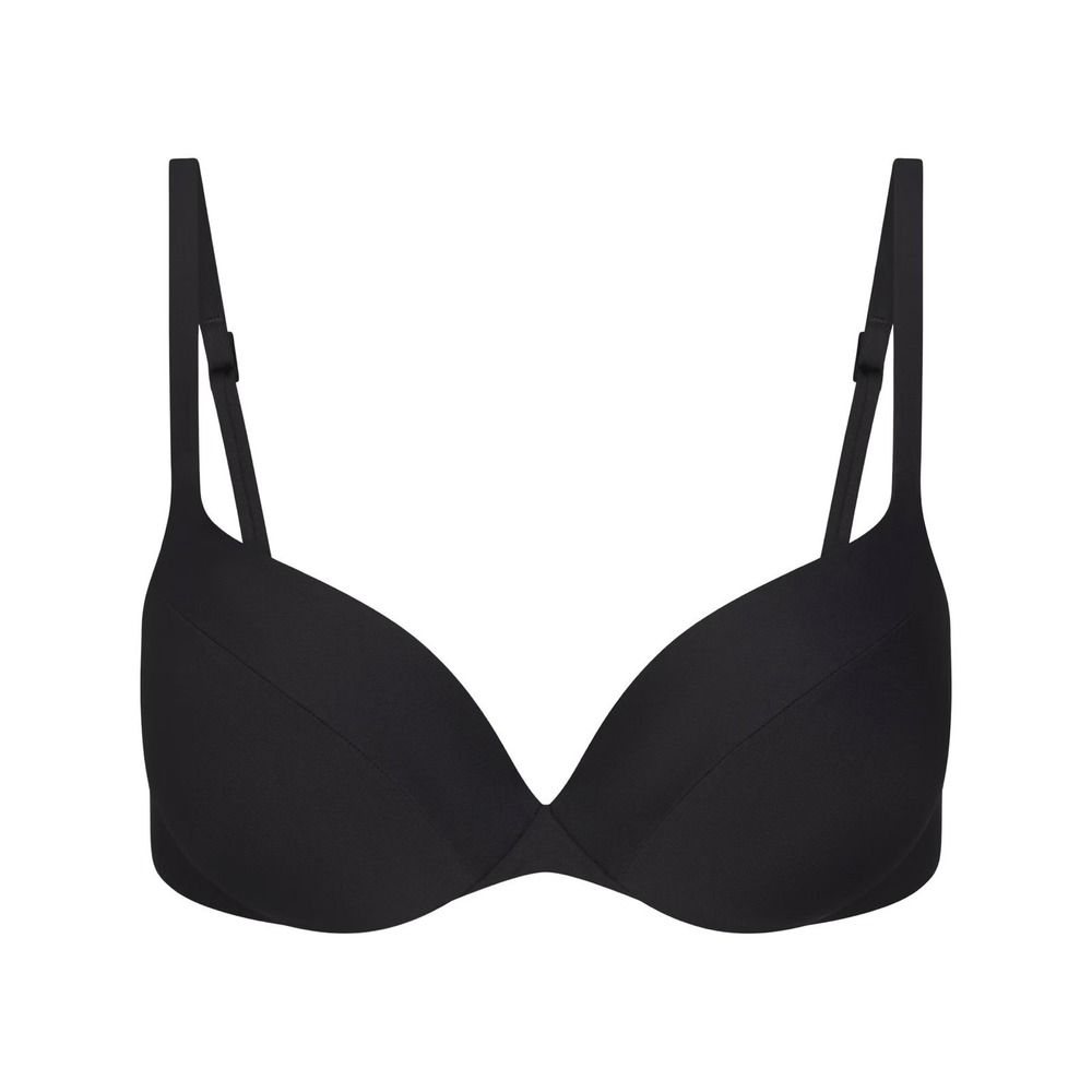 Skims Signature Swim Ultimate Push Up Top - New - Onyx Black - Size 2